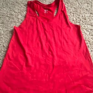 Red Athletic Tank - never worn